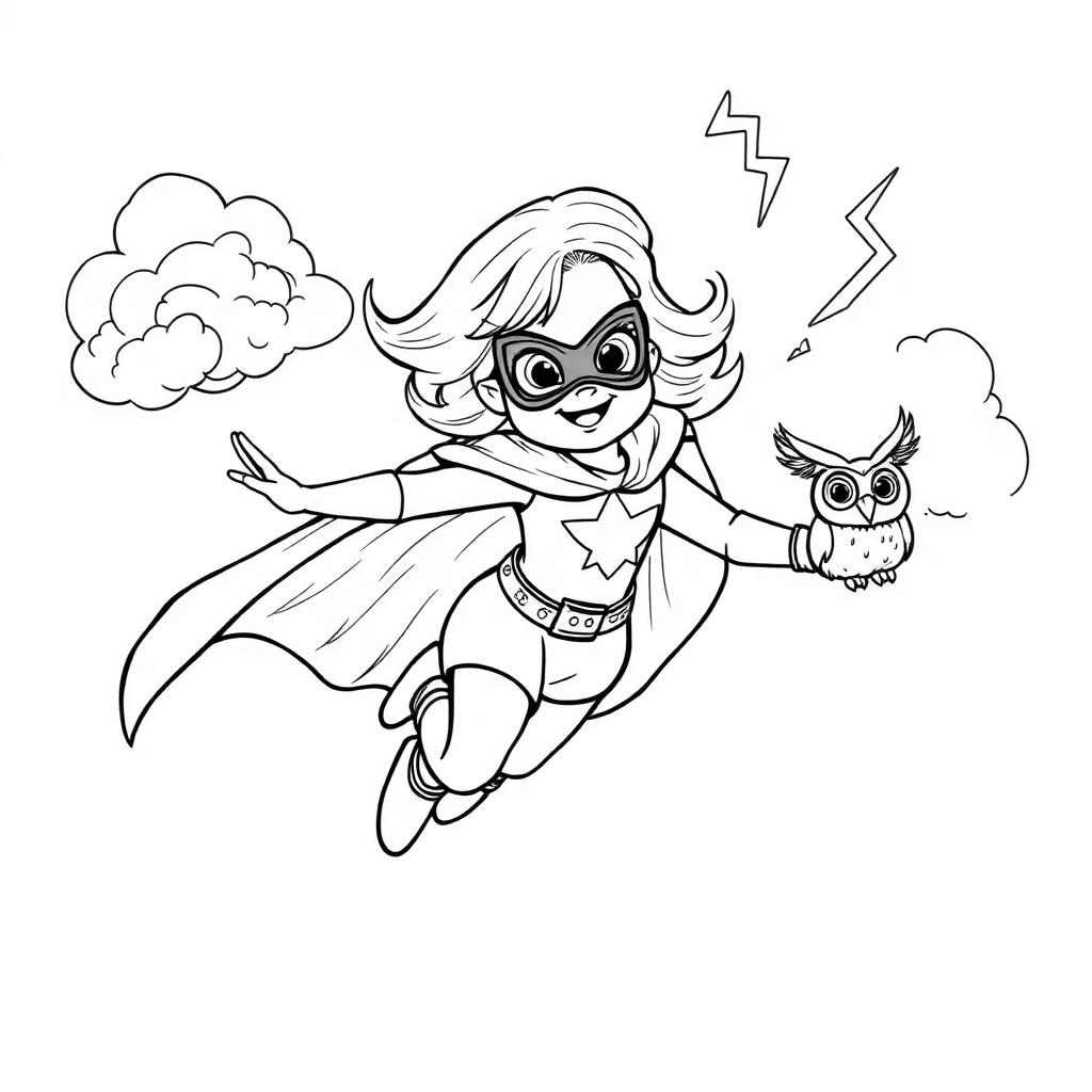 Nova — Weather Hero — sample coloring page