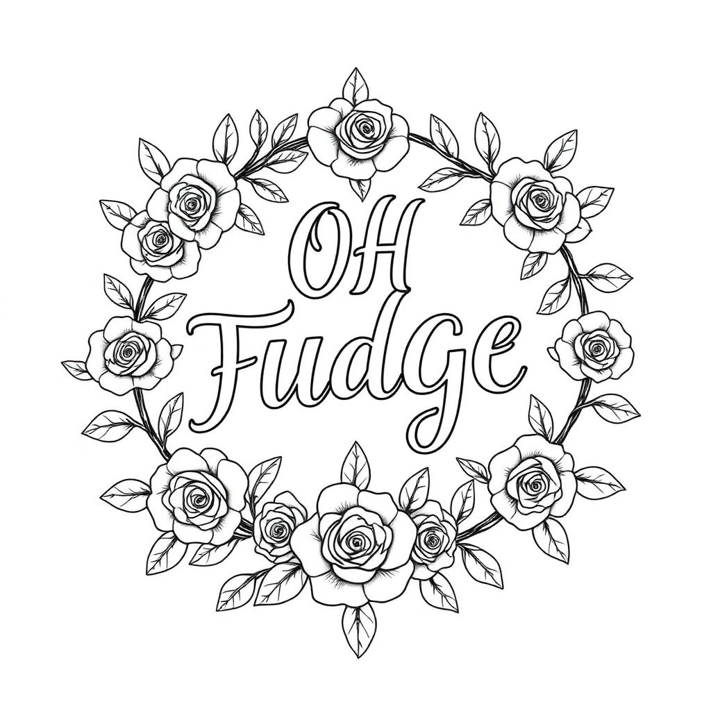 Cathartic Affirmations — sample coloring page