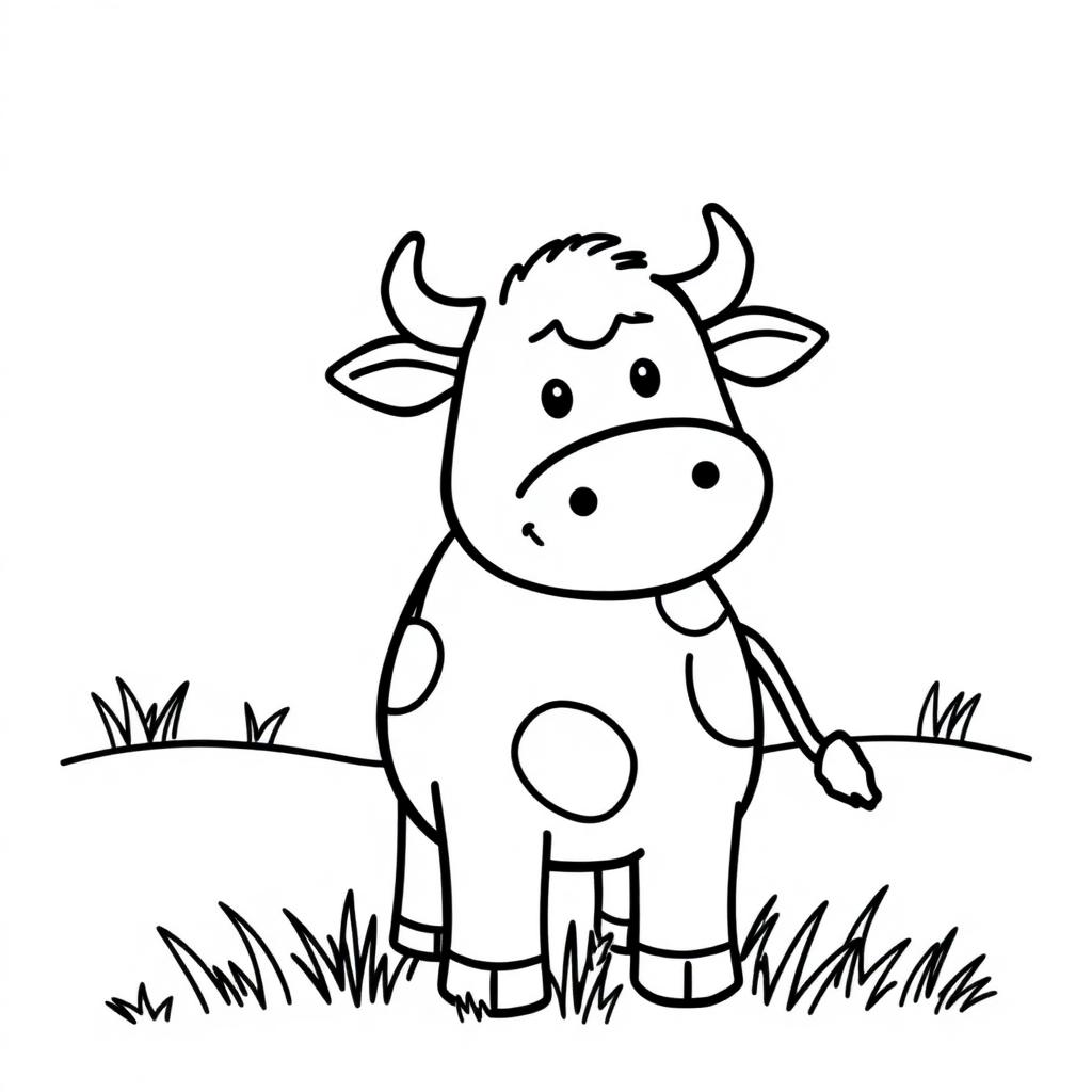 Farm Friends — sample coloring page